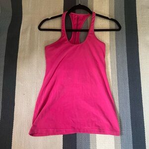 Lululemon pink running tank